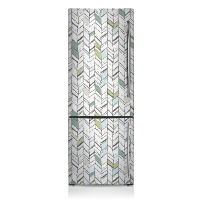 Magnetic refrigerator cover Herringbone