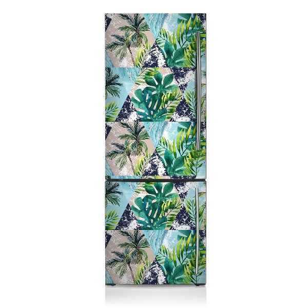 Decoration refrigerator cover Tropical mosaic