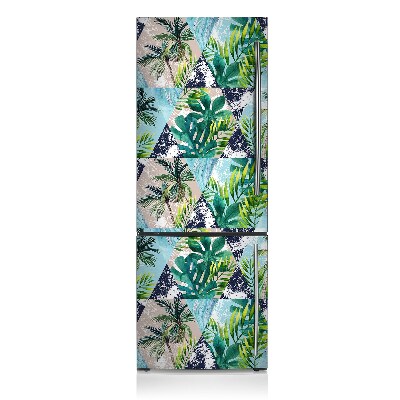 Decoration refrigerator cover Tropical mosaic