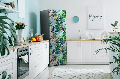 Decoration refrigerator cover Tropical mosaic