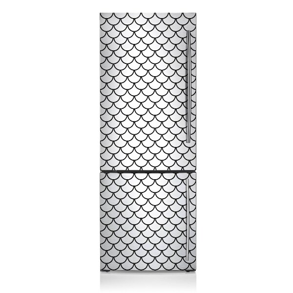 Magnetic refrigerator cover Fish pattern of scales