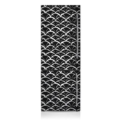 Magnetic refrigerator cover Oriental pattern