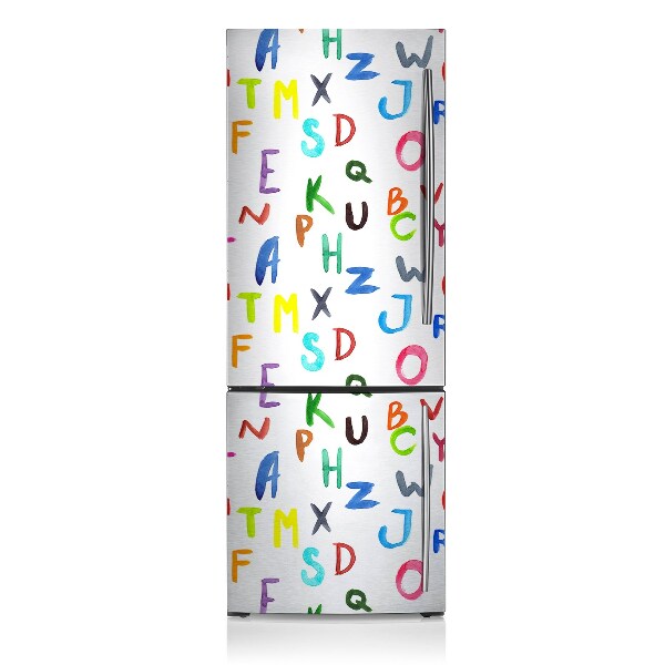 Decoration refrigerator cover Colorful letters