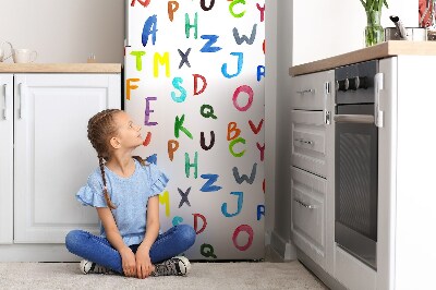 Decoration refrigerator cover Colorful letters