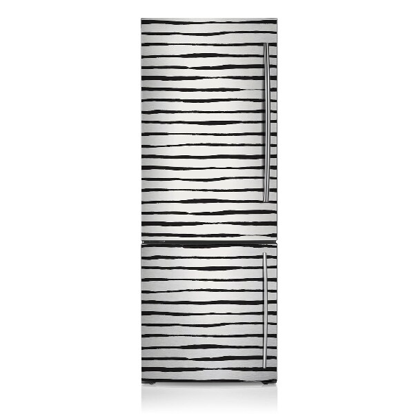 Decoration refrigerator cover Black lines