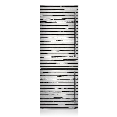 Decoration refrigerator cover Black lines