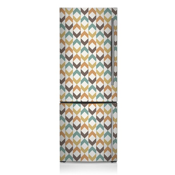 Magnetic refrigerator cover Retro-style patterns