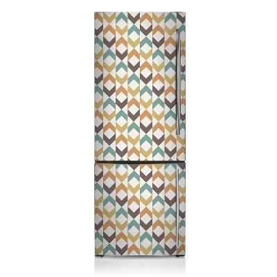 Magnetic refrigerator cover Retro-style patterns