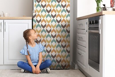 Magnetic refrigerator cover Retro-style patterns