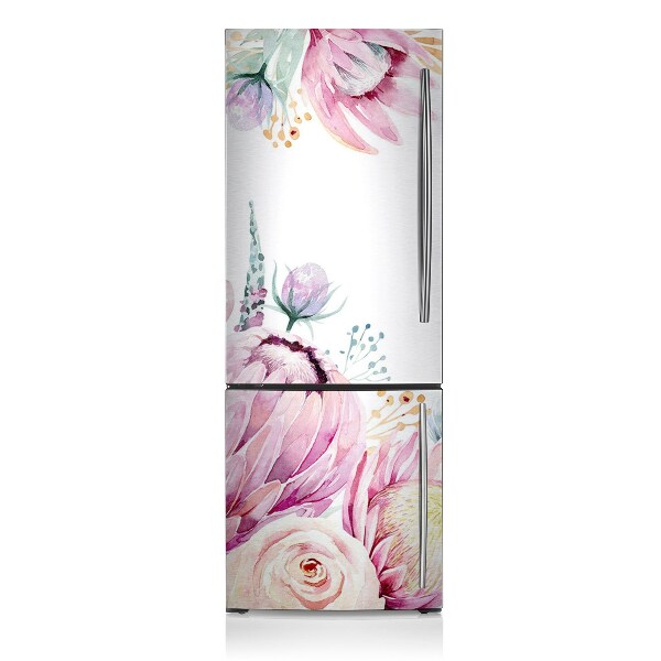 Magnetic refrigerator cover Flower frame