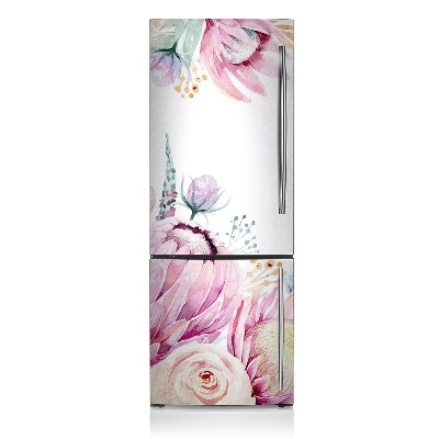 Magnetic refrigerator cover Flower frame