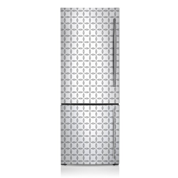 Magnetic refrigerator cover Mini circles bright pattern