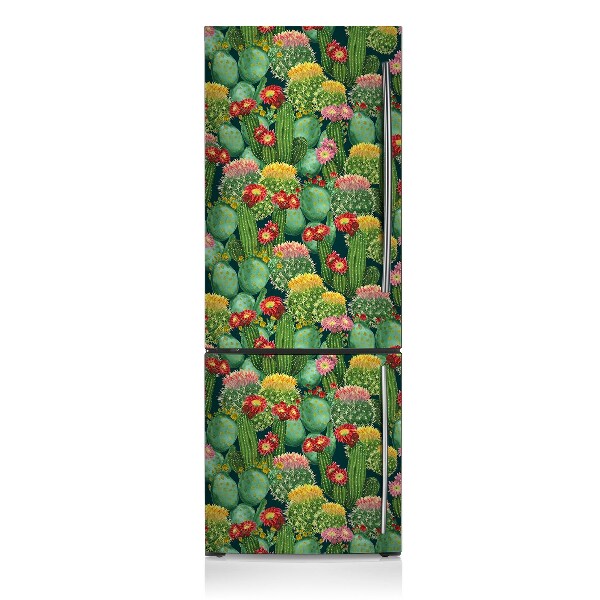 Magnetic refrigerator cover Flower cheek