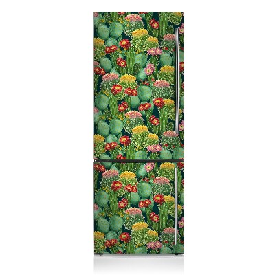 Magnetic refrigerator cover Flower cheek