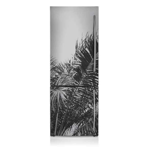 Magnetic refrigerator cover Palm leaves