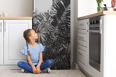 Magnetic refrigerator cover Palm leaves