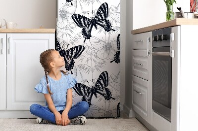 Decoration refrigerator cover Drawing butterflies