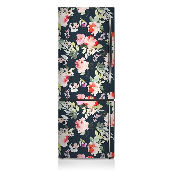 Decoration refrigerator cover Painted flowers