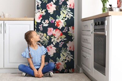 Decoration refrigerator cover Painted flowers