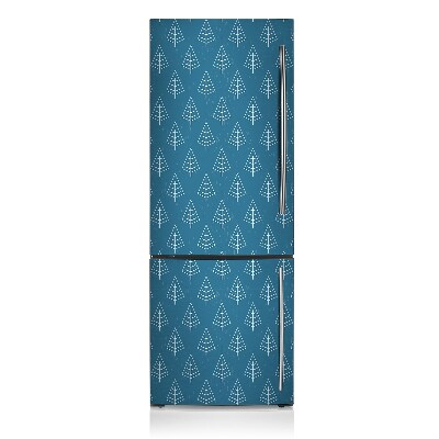 Decoration refrigerator cover Blue forest