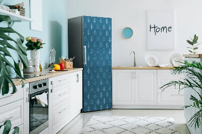 Decoration refrigerator cover Blue forest