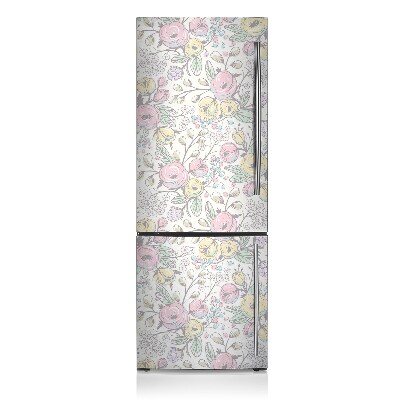 Decoration refrigerator cover Colorful flowers