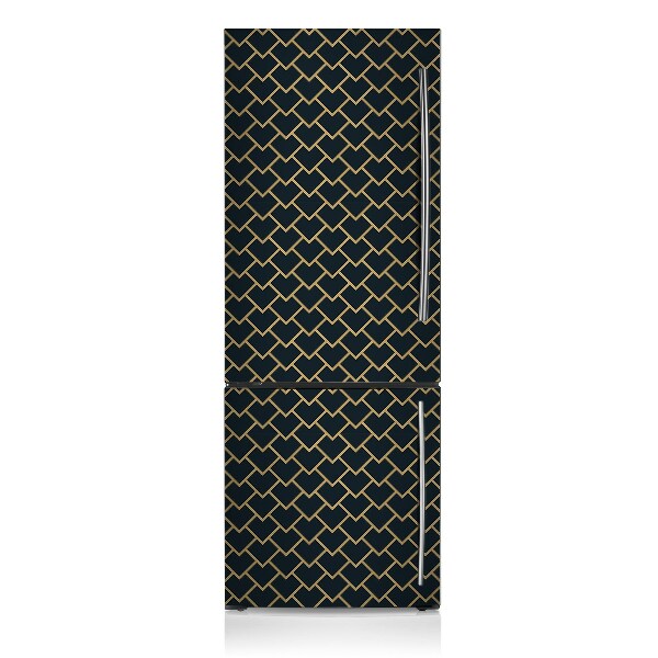 Magnetic refrigerator cover Scandinavian pattern