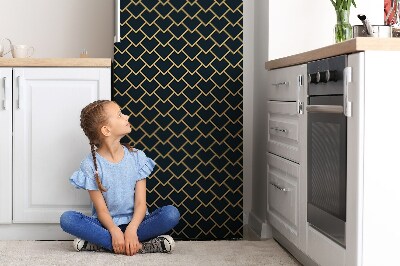 Magnetic refrigerator cover Scandinavian pattern