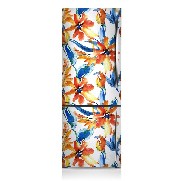 Decoration refrigerator cover Sunny flowers