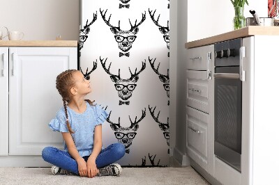 Decoration refrigerator cover Deer drawing