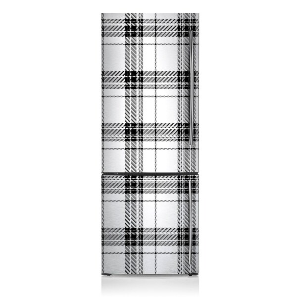 Magnetic refrigerator cover Gray kitchen pattern