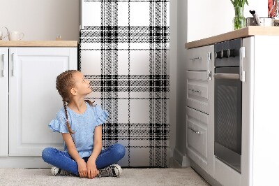 Magnetic refrigerator cover Gray kitchen pattern