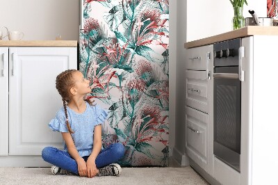 Decoration refrigerator cover Tropical drawing