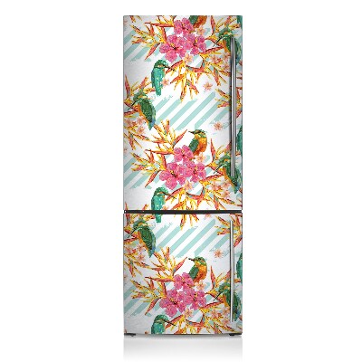 Decoration refrigerator cover Summer birds