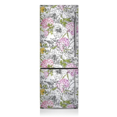 Decoration refrigerator cover Birds