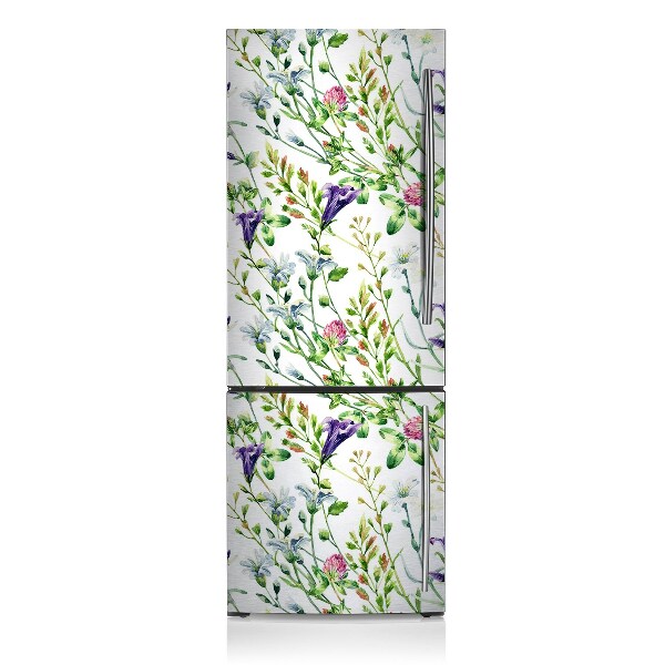 Magnetic refrigerator cover Field flowers