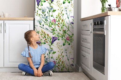 Magnetic refrigerator cover Field flowers