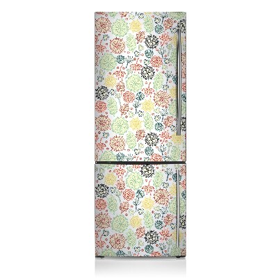 Decoration refrigerator cover Flowers and hearts