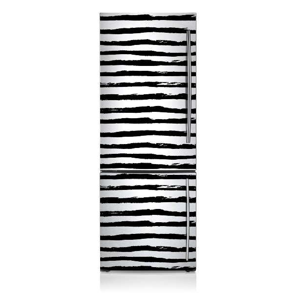 Magnetic refrigerator cover Zebra pattern