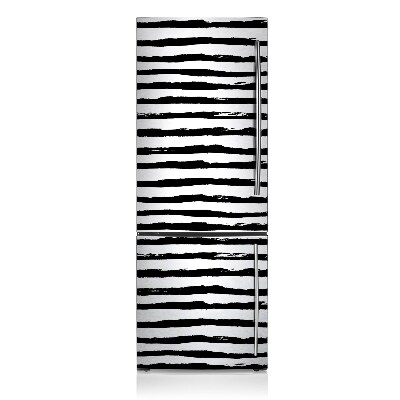 Magnetic refrigerator cover Zebra pattern