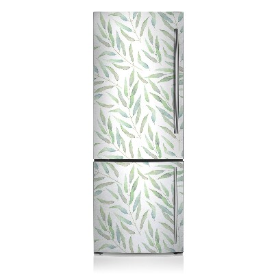 Magnetic refrigerator cover Delicate leaves