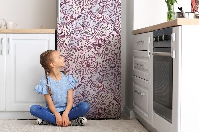 Decoration refrigerator cover Doodle flowers