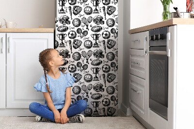 Decoration refrigerator cover Sports motifs