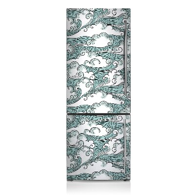 Magnetic refrigerator cover Winda sky