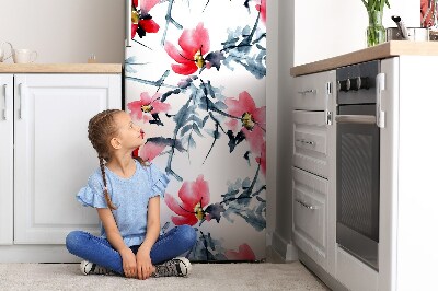 Decoration refrigerator cover Flower pattern