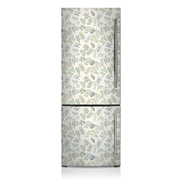 Decoration refrigerator cover Green leaves