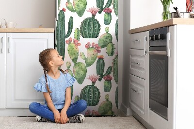 Magnetic refrigerator cover Cacti with thorns