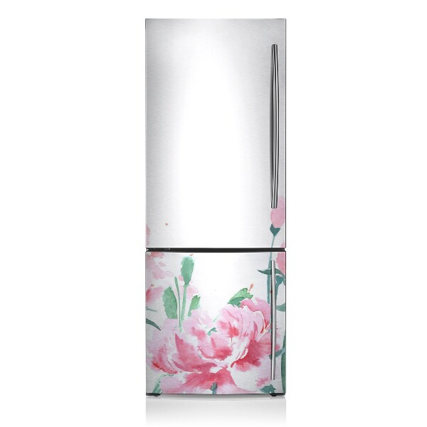 Decoration refrigerator cover Pink flowers