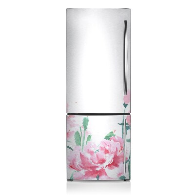 Decoration refrigerator cover Pink flowers