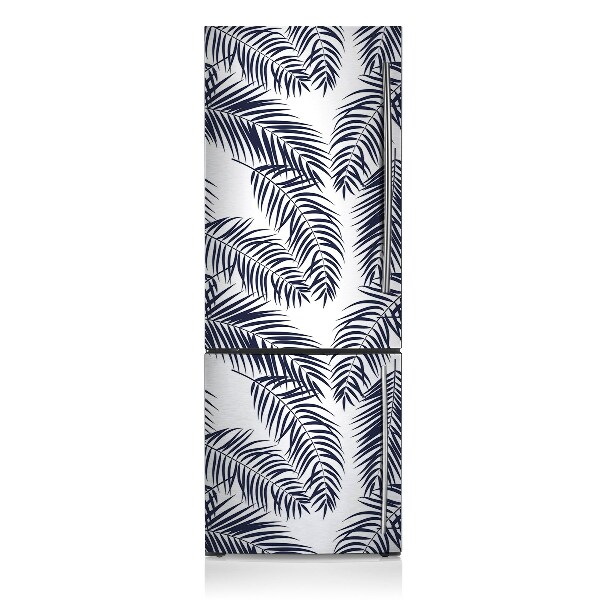 Magnetic refrigerator cover Tropical hand